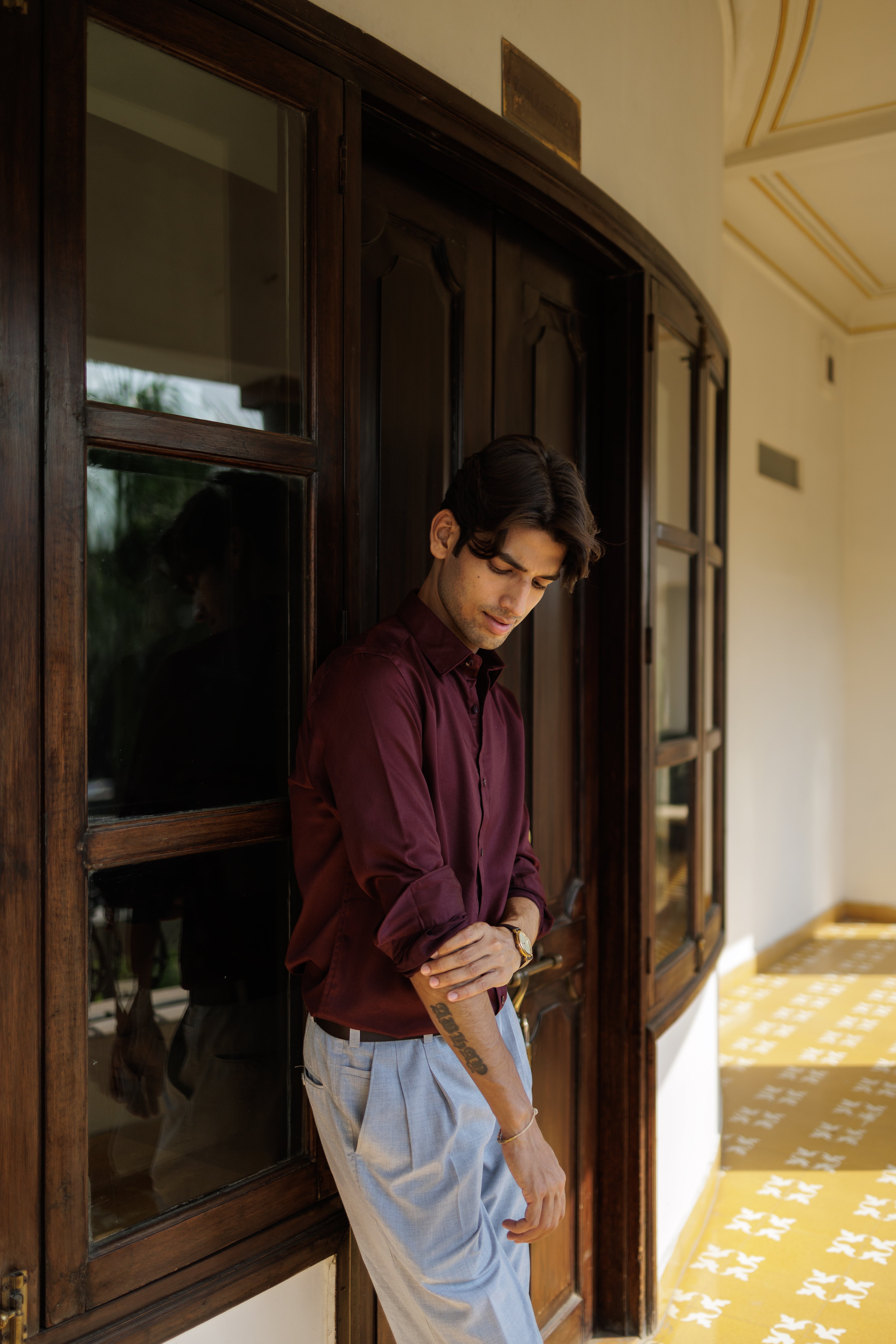 Classic Wine Formal Shirt