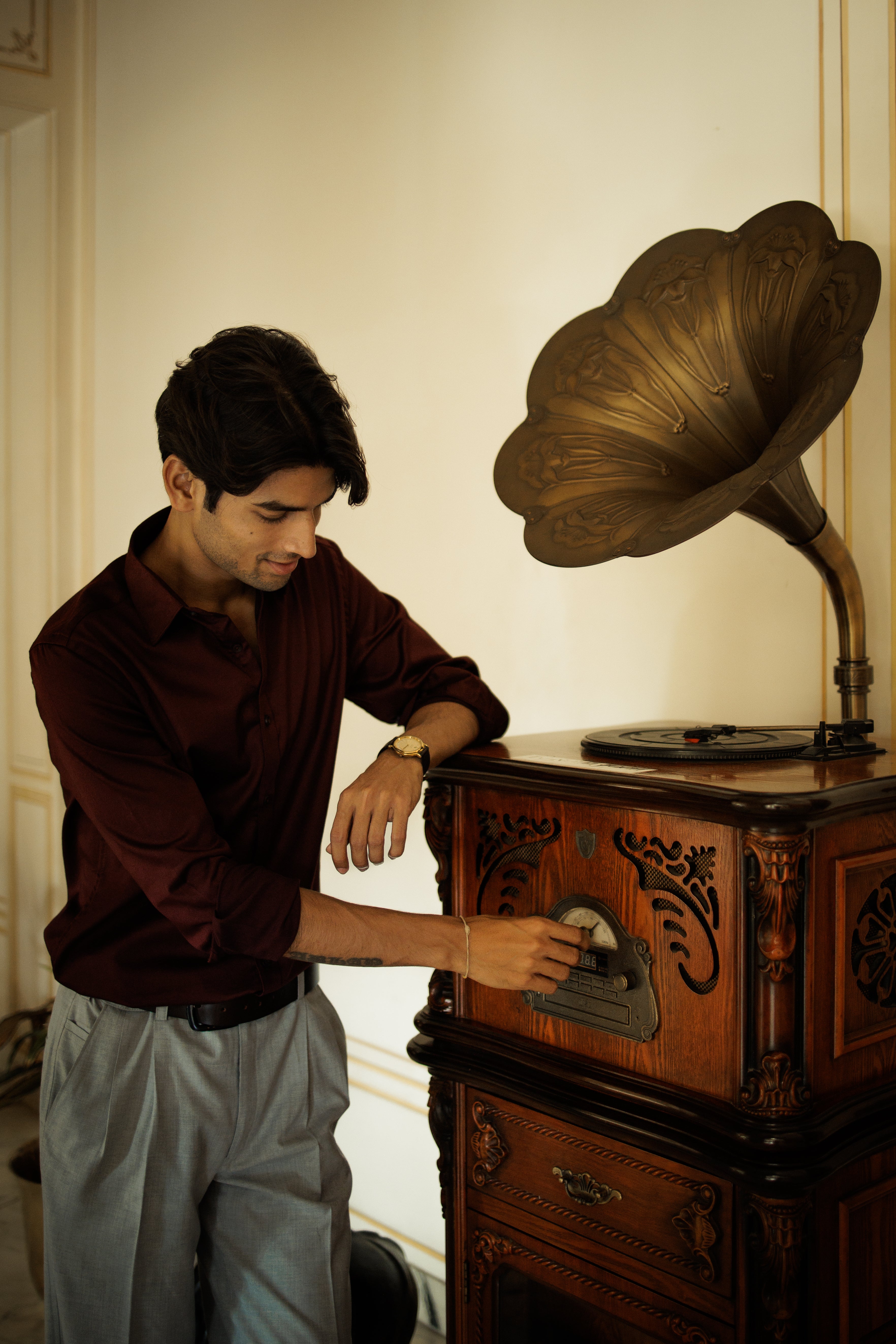 Classic Wine Formal Shirt