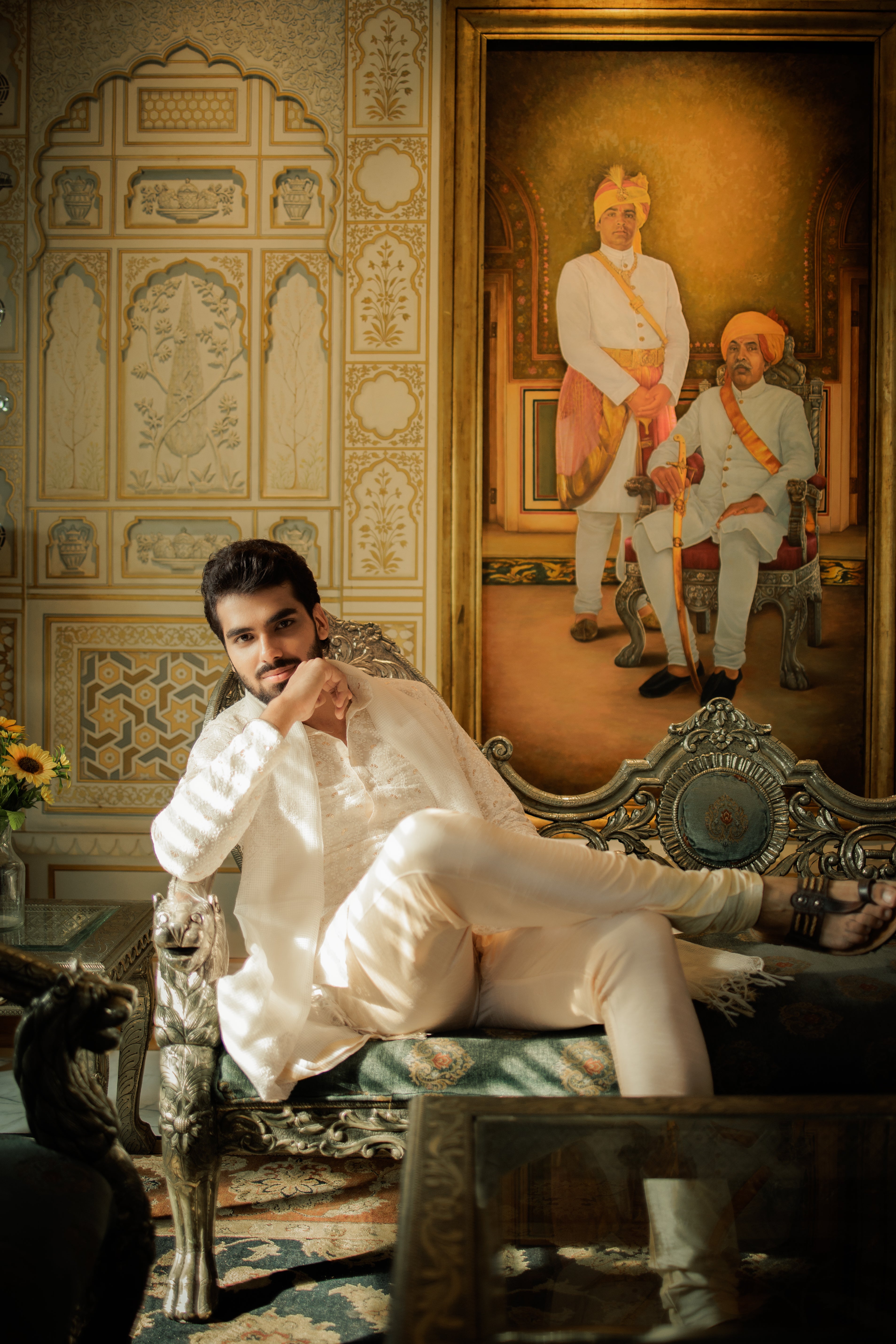 Darbar Kurta Bandi Set