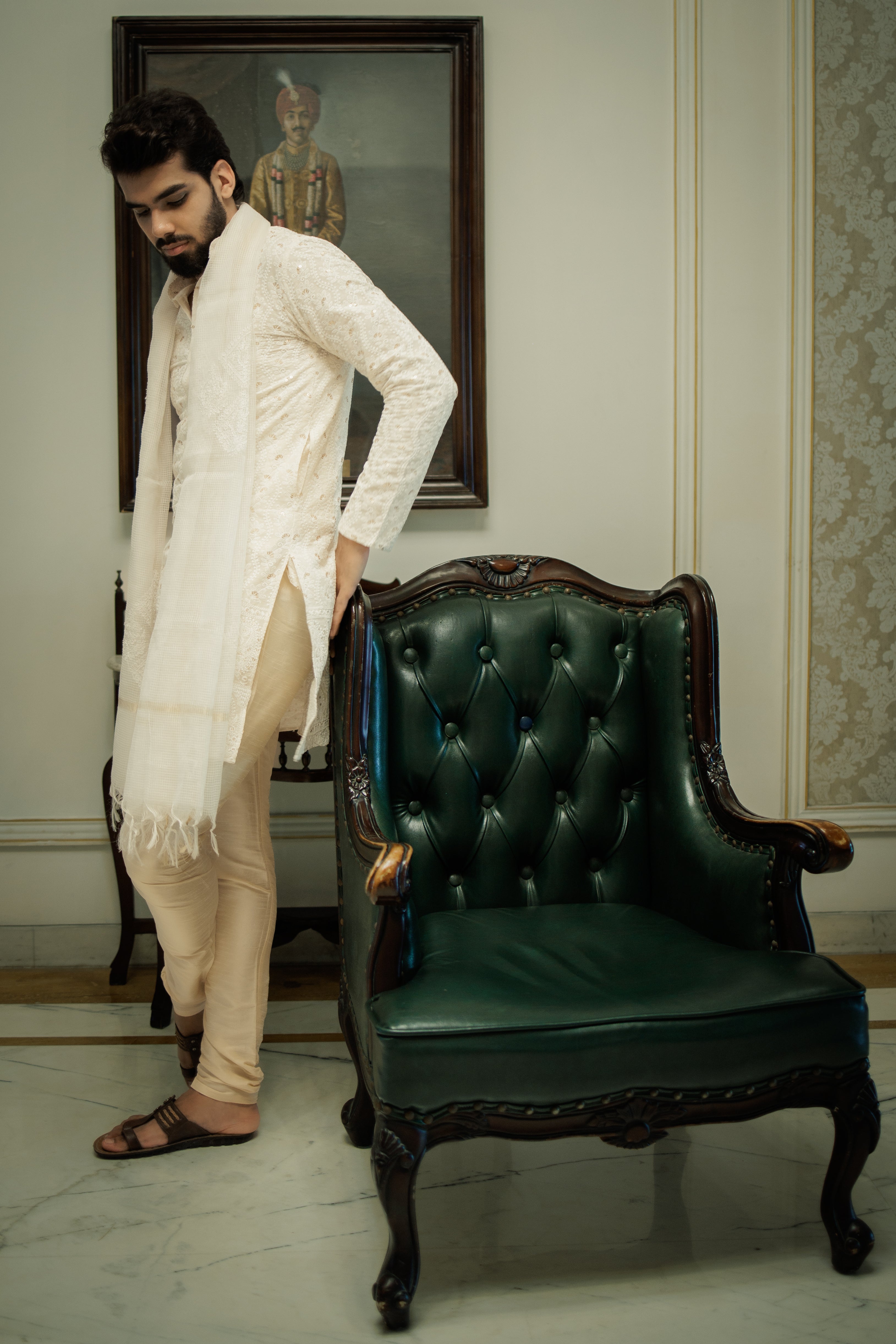 Darbar Kurta Bandi Set