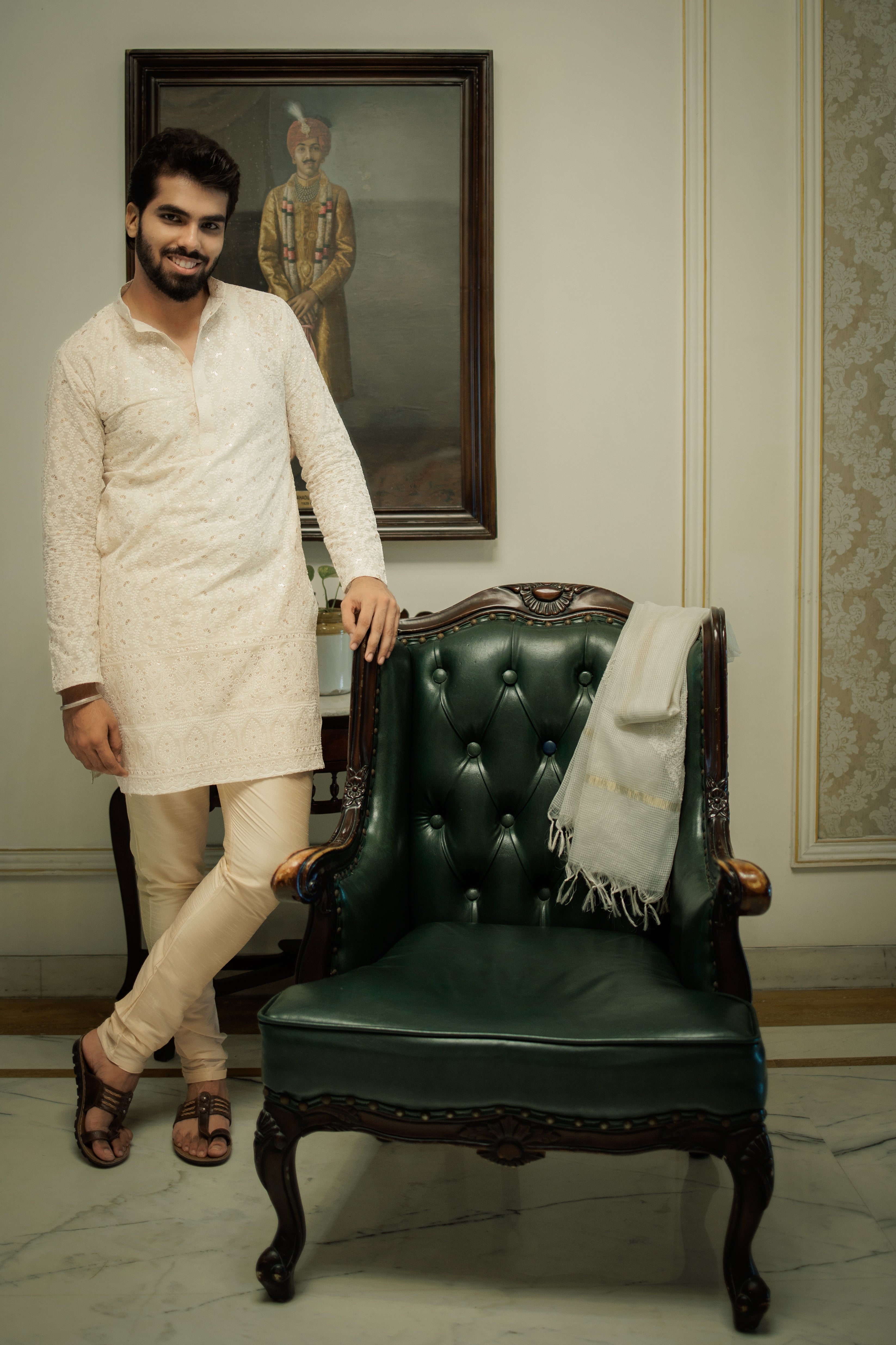 Darbar Kurta Bandi Set