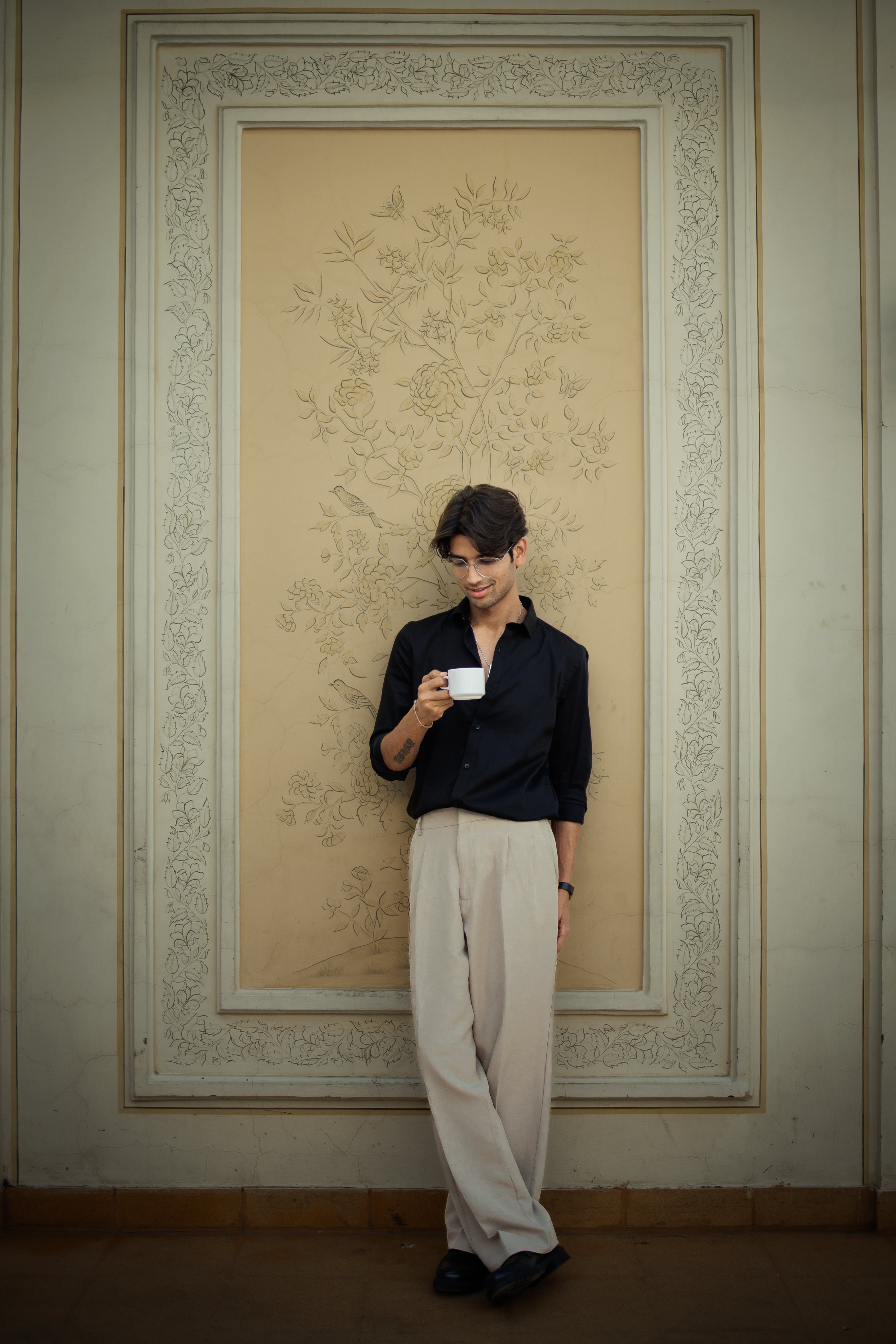 Modern Black Oversize Shirt