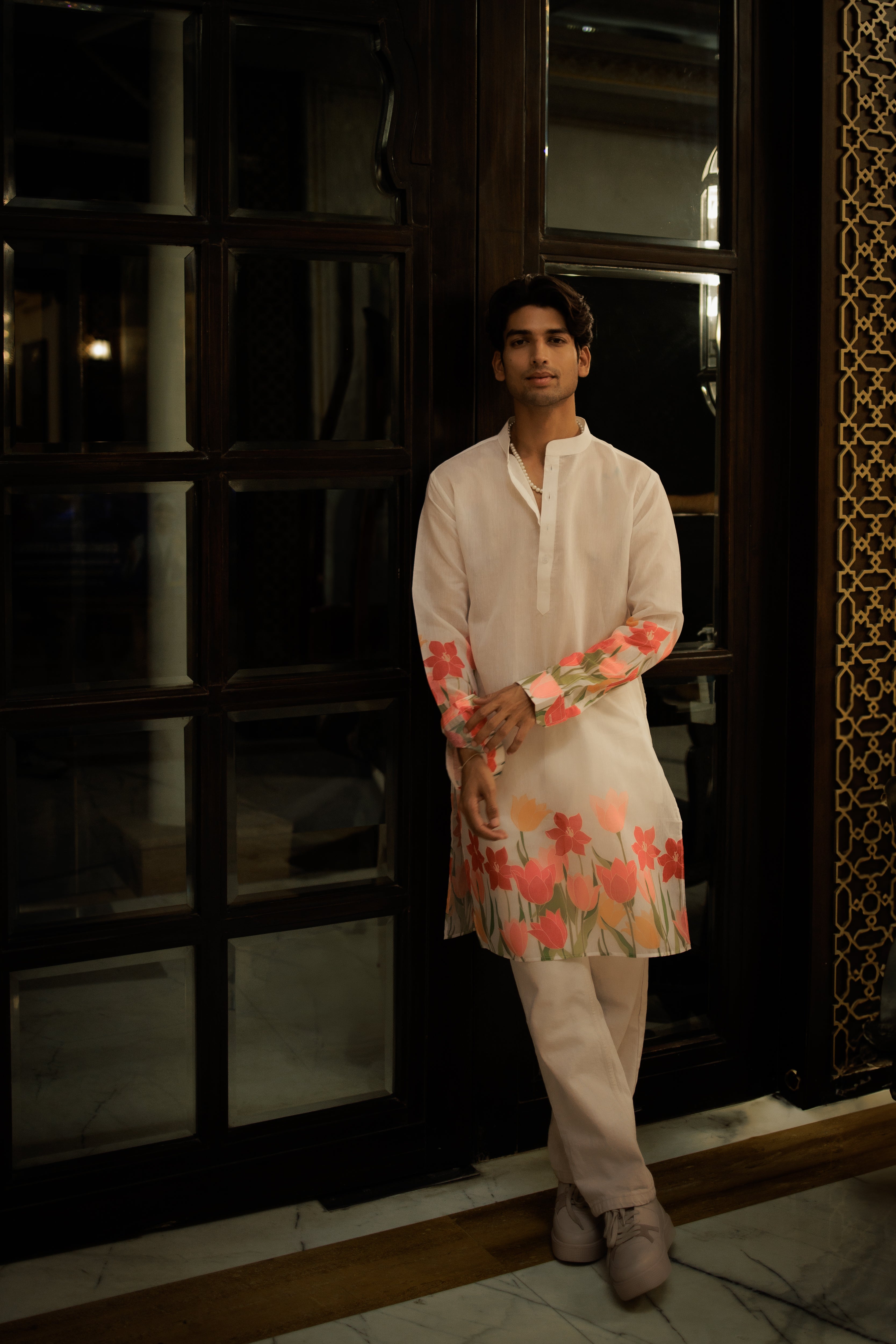 Floral Kurta For Men