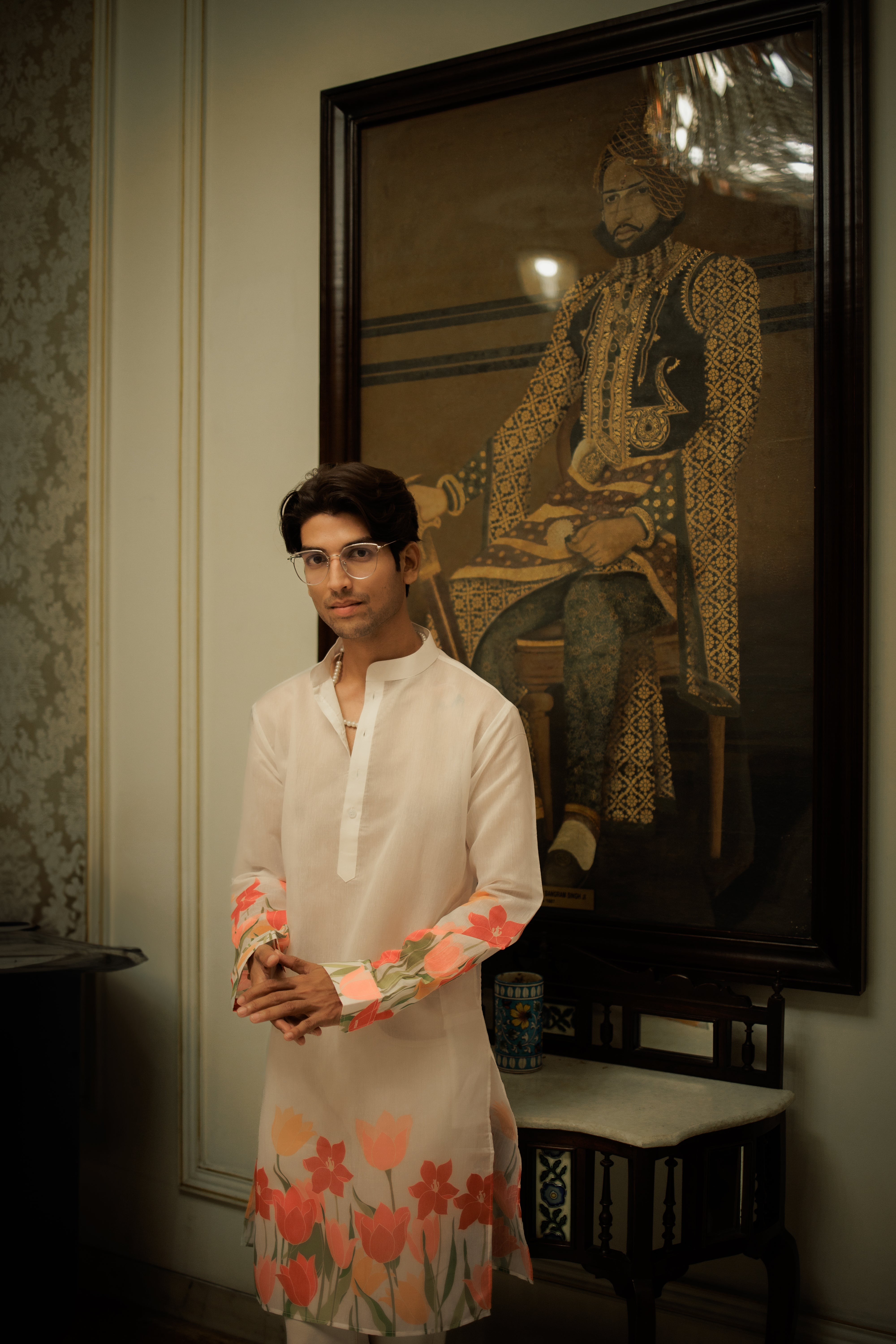 Floral Kurta For Men