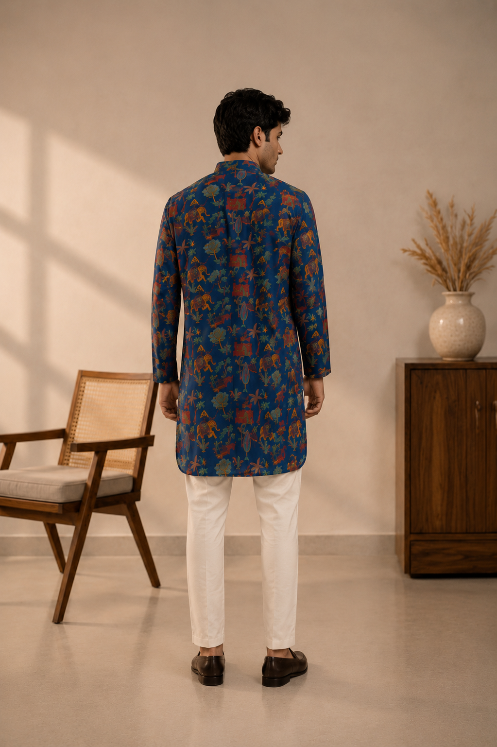 Joyeal Elephant Ganganagery Kurta