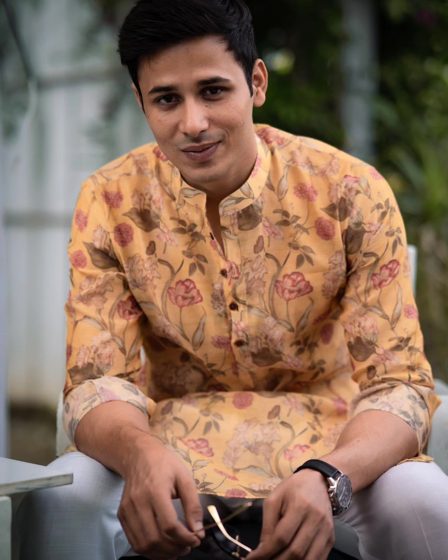 Jardin Royal Silk Kurta