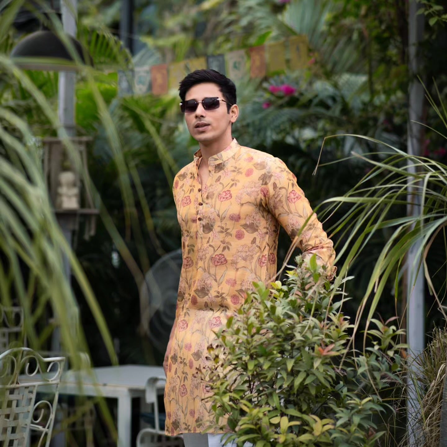 Jardin Royal Silk Kurta