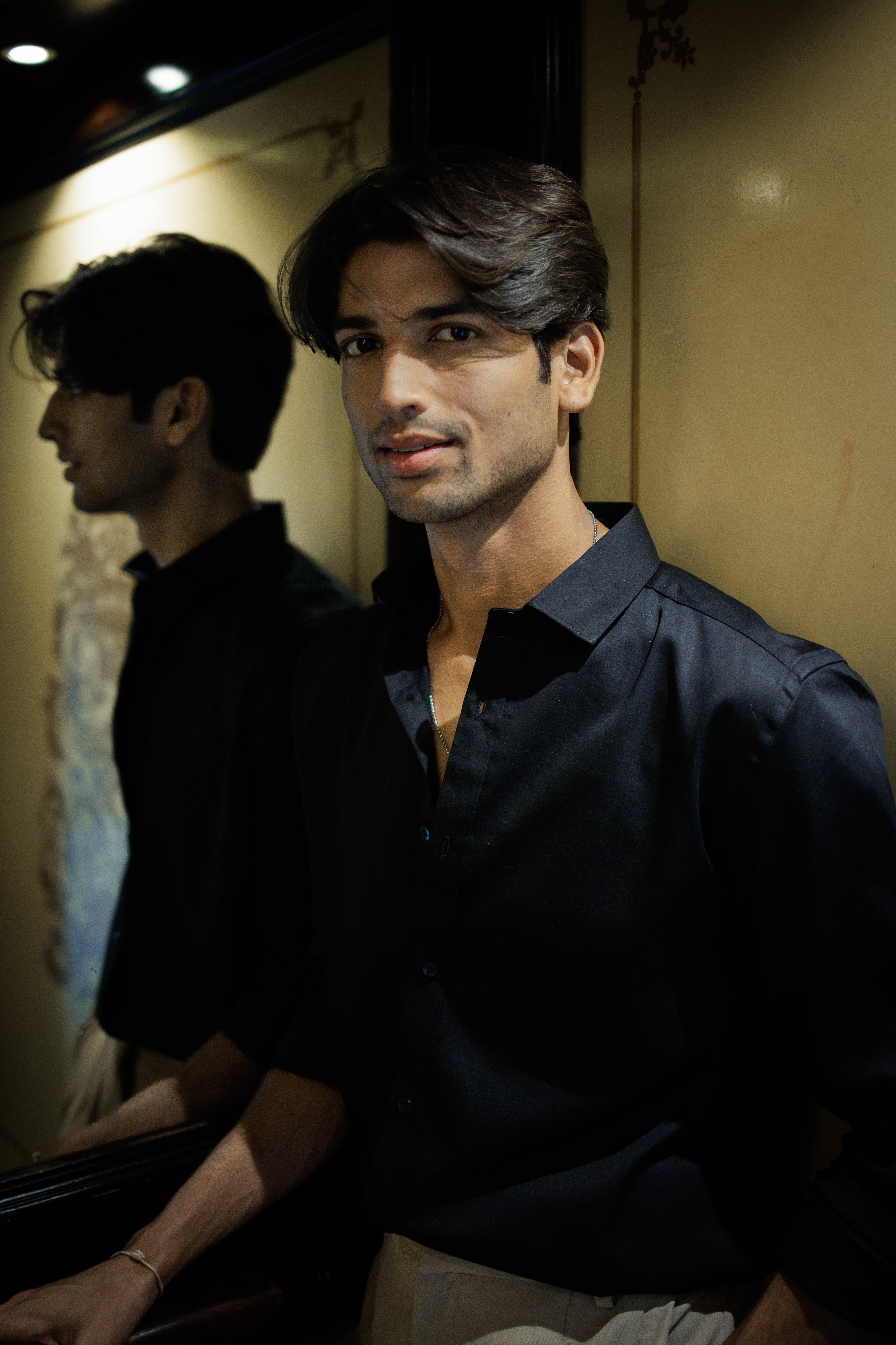LuxeBlack Shirt For Men