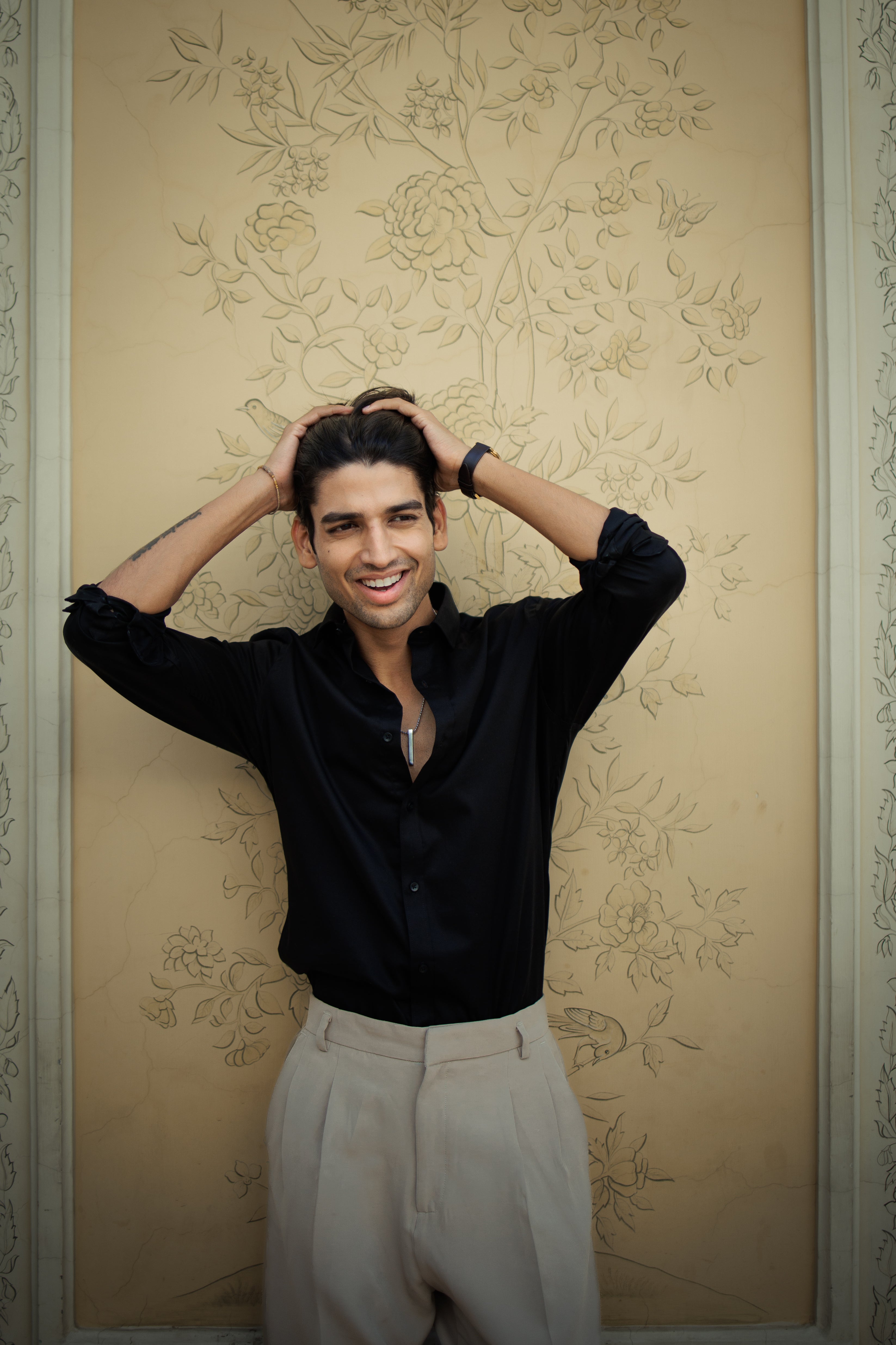 LuxeBlack Shirt For Men