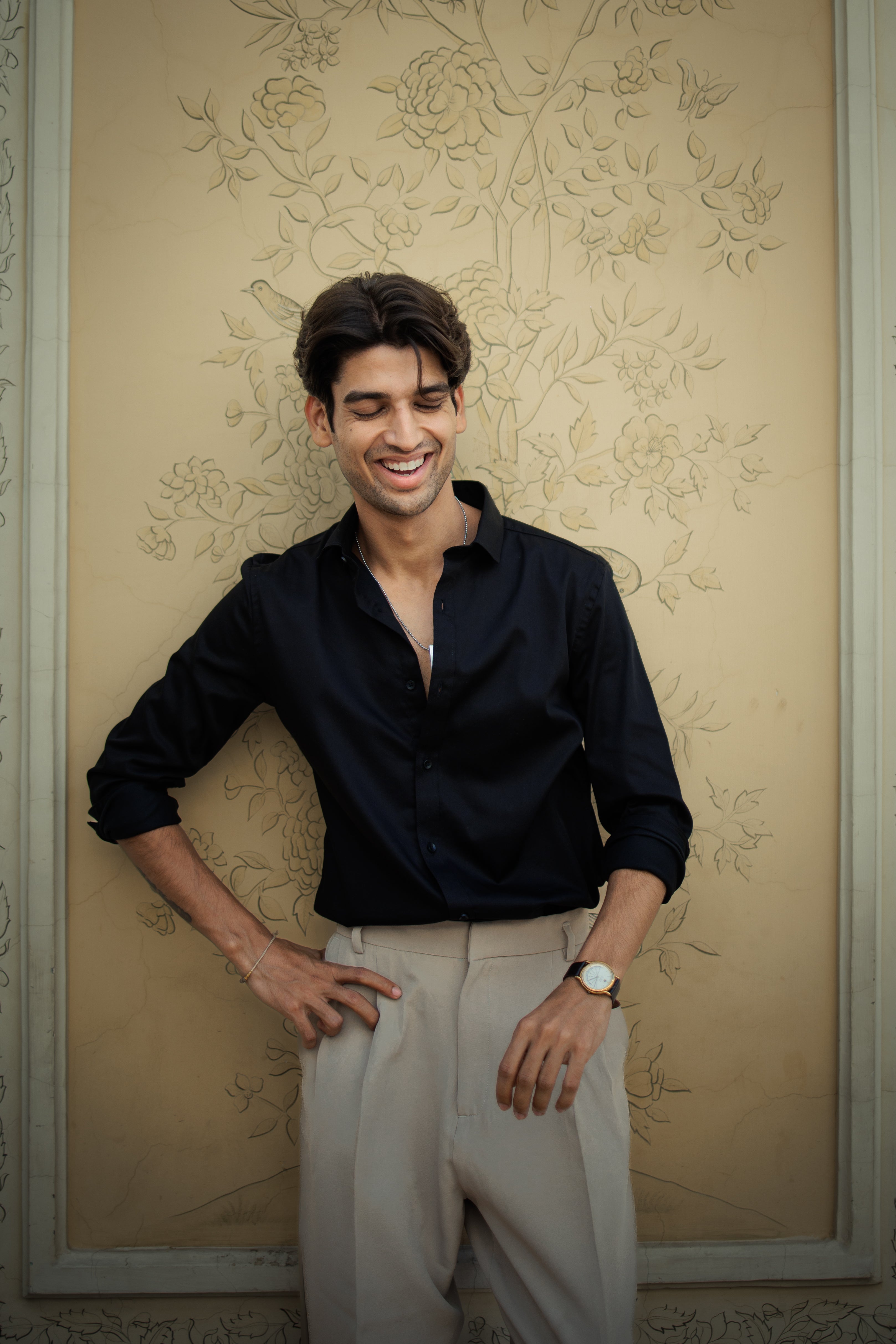 LuxeBlack Shirt For Men