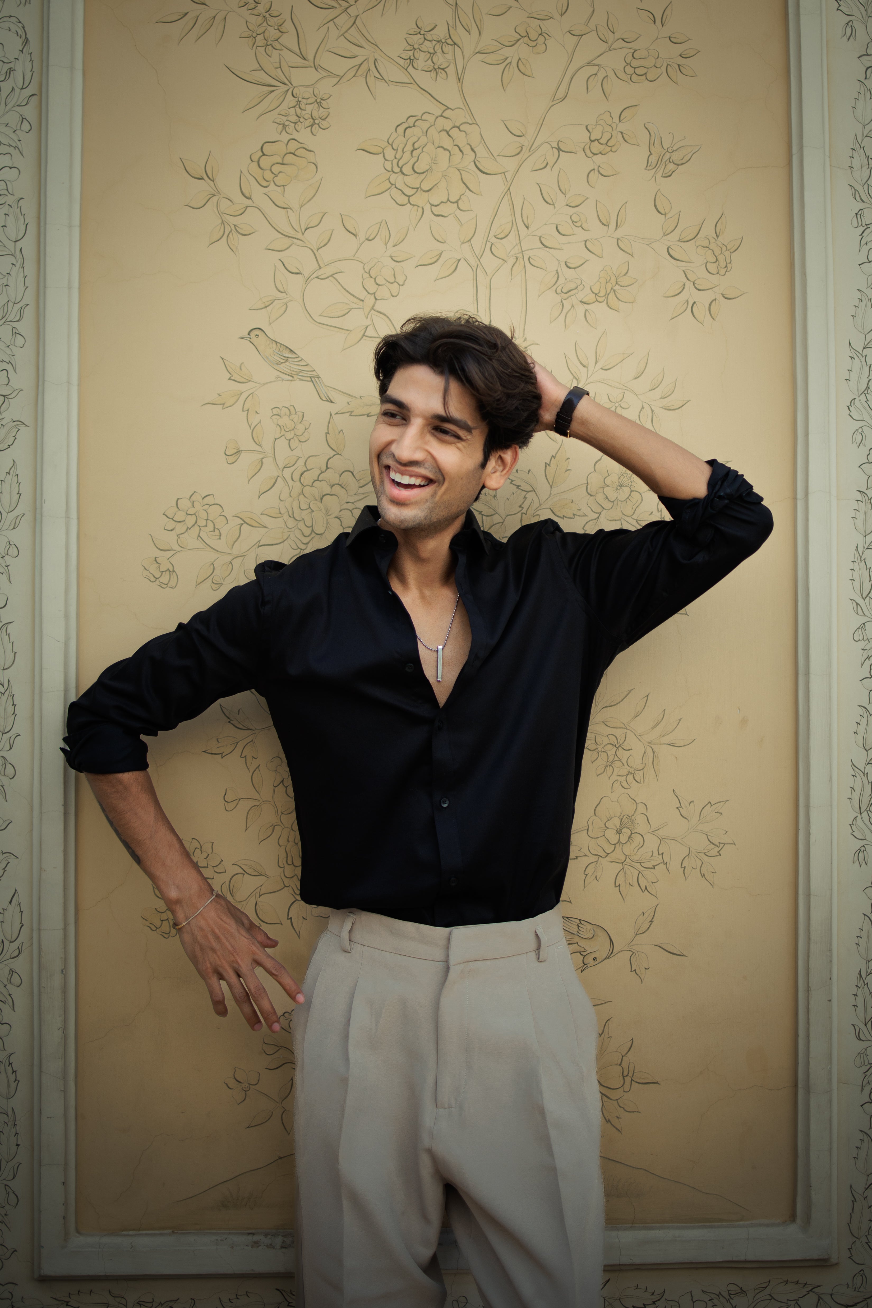 LuxeBlack Shirt For Men