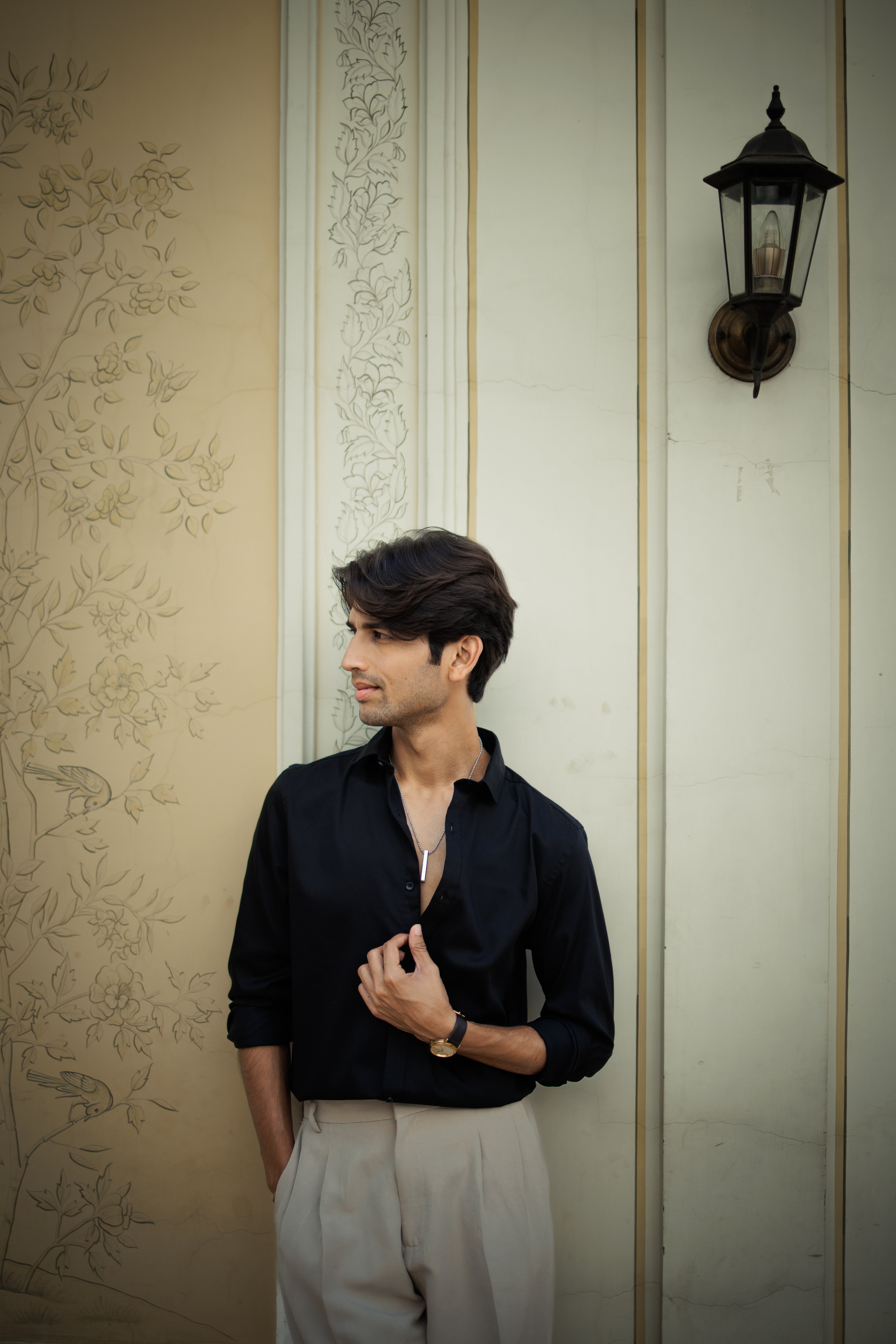 LuxeBlack Shirt For Men