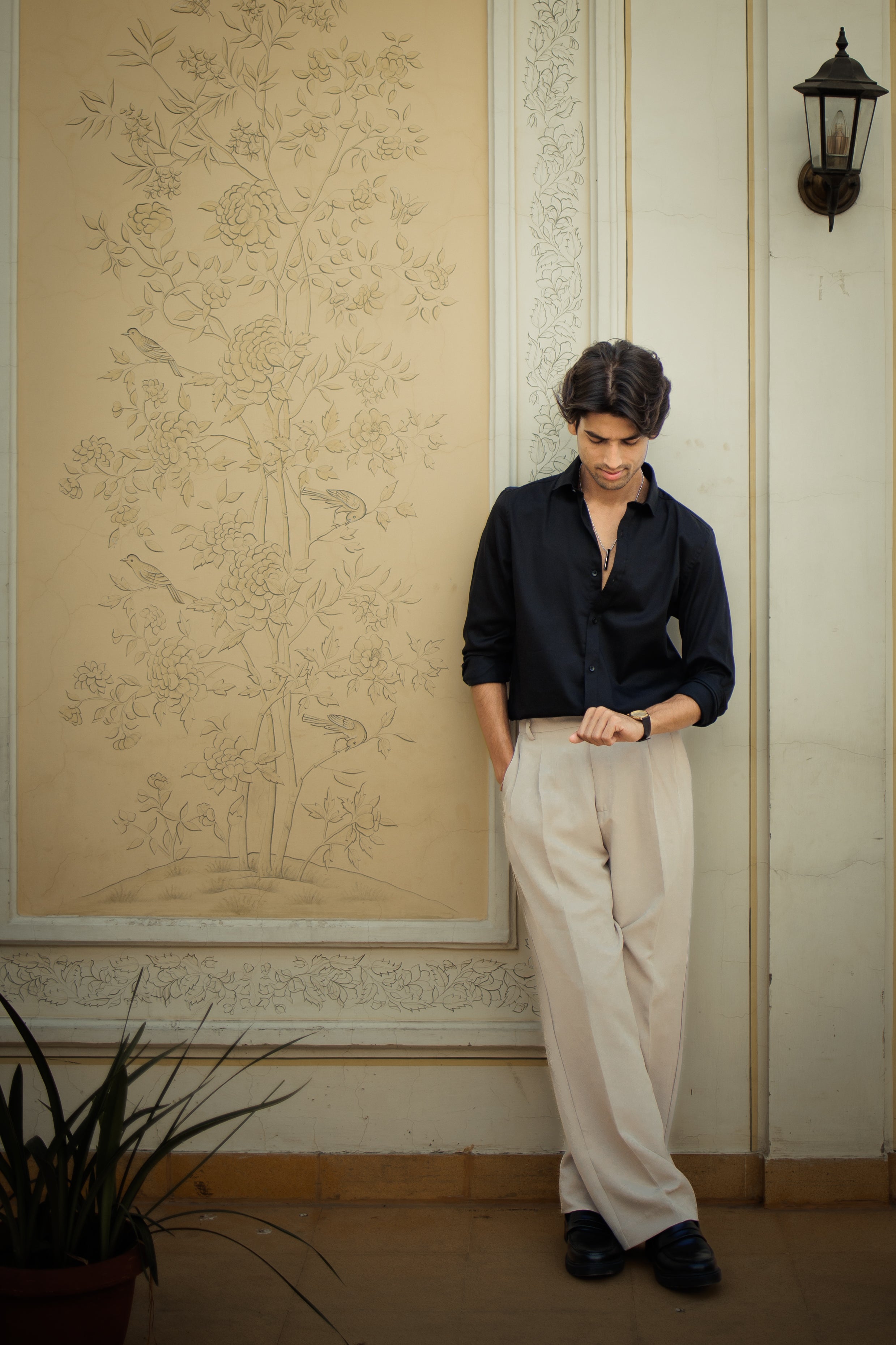LuxeBlack Shirt For Men